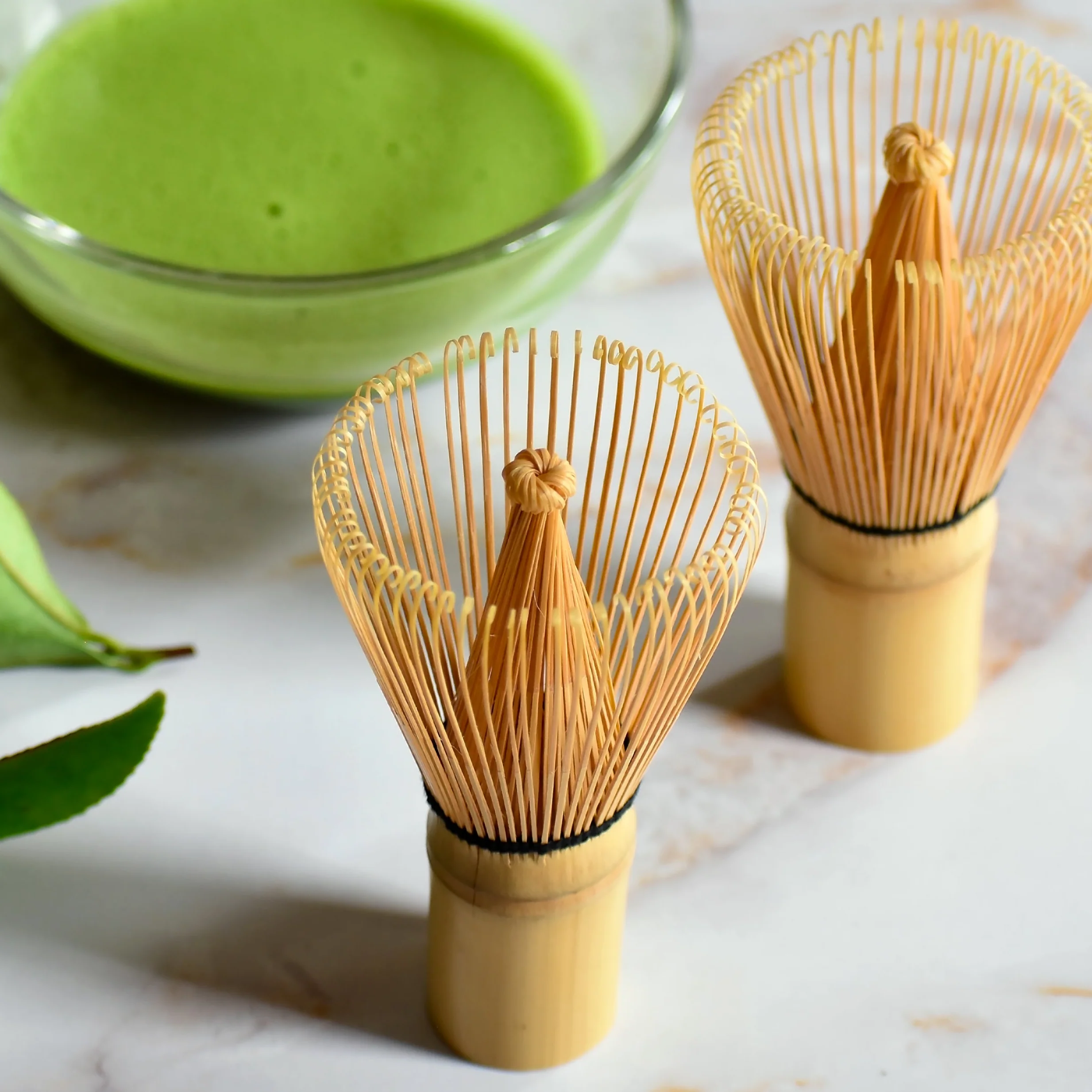Bamboo matcha tea whisk (100 prongs) - Image 3
