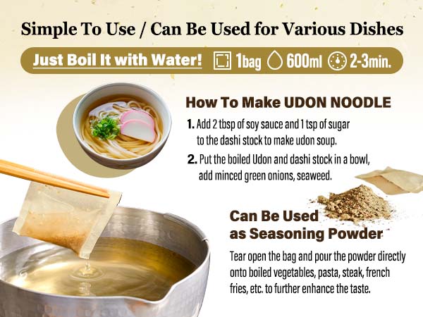 Premium Japanese Fish Stock (Dashi) Soup Packets - Image 6